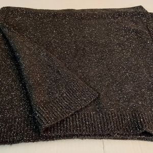 NWT Anne Taylor Black Sparkle Scarf